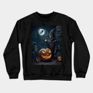 halloween pumpkin Crewneck Sweatshirt